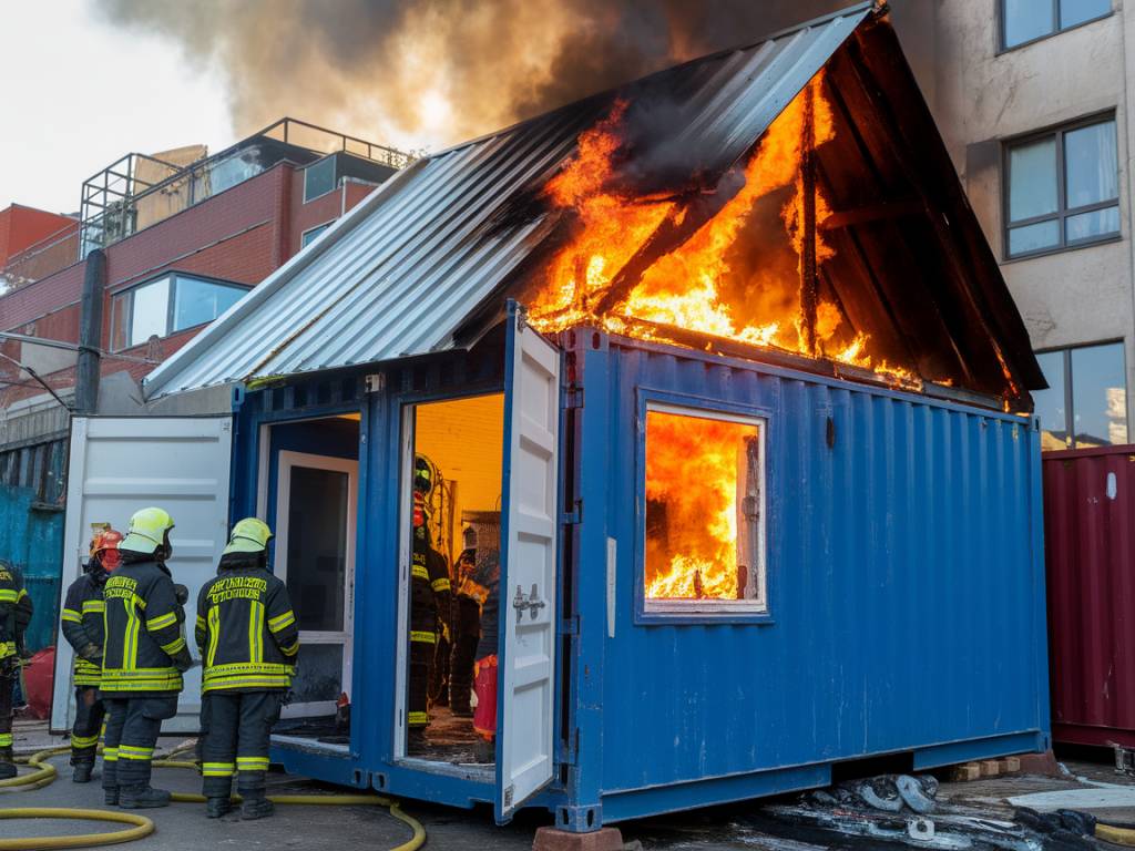 Die Bedeutung von Brandschutz in Containerhäusern: Wichtige Maßnahmen und Richtlinien