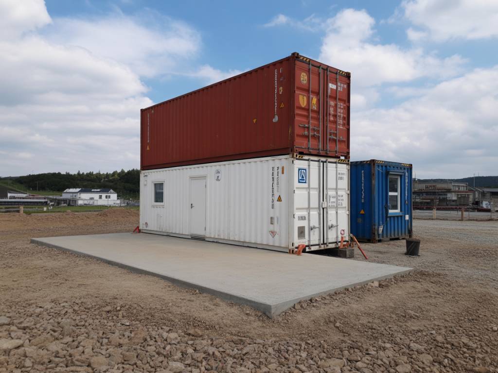 Nachhaltige Fundamentlösungen für Containerhäuser: Vergleich von Schraubfundament, Punktfundament und Bodenplatte